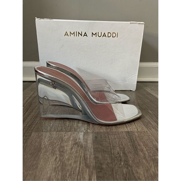 AMINA MUADDI Lupita PVC wedge mules Size 41 (11)
$1140 - Picture 9 of 13